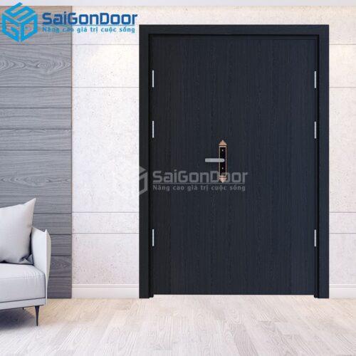 Cửa Gỗ Công Nghiệp MDF Laminate 2P1s-MDFL-SGD