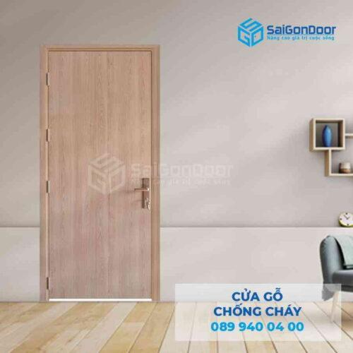 Cửa Gỗ Chống Cháy MDF Laminate P1