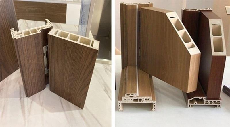 Cấu tạo cánh cửa được thiết kế rỗng tổ ong