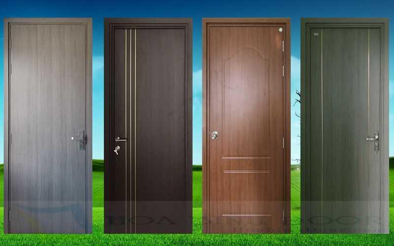 Cửa Composite được cấu tạo chính từ Wood Plastic Composite