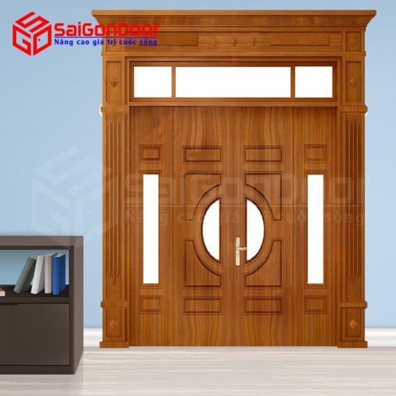 cửa thép vân gỗ