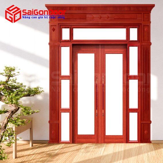 cửa thép vân gỗ