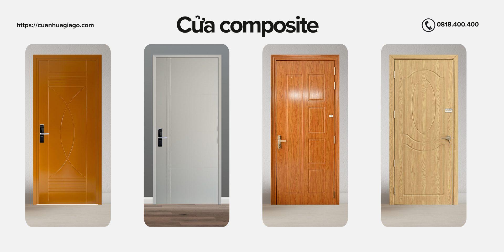 Cửa Composite có tính thẩm mỹ cao