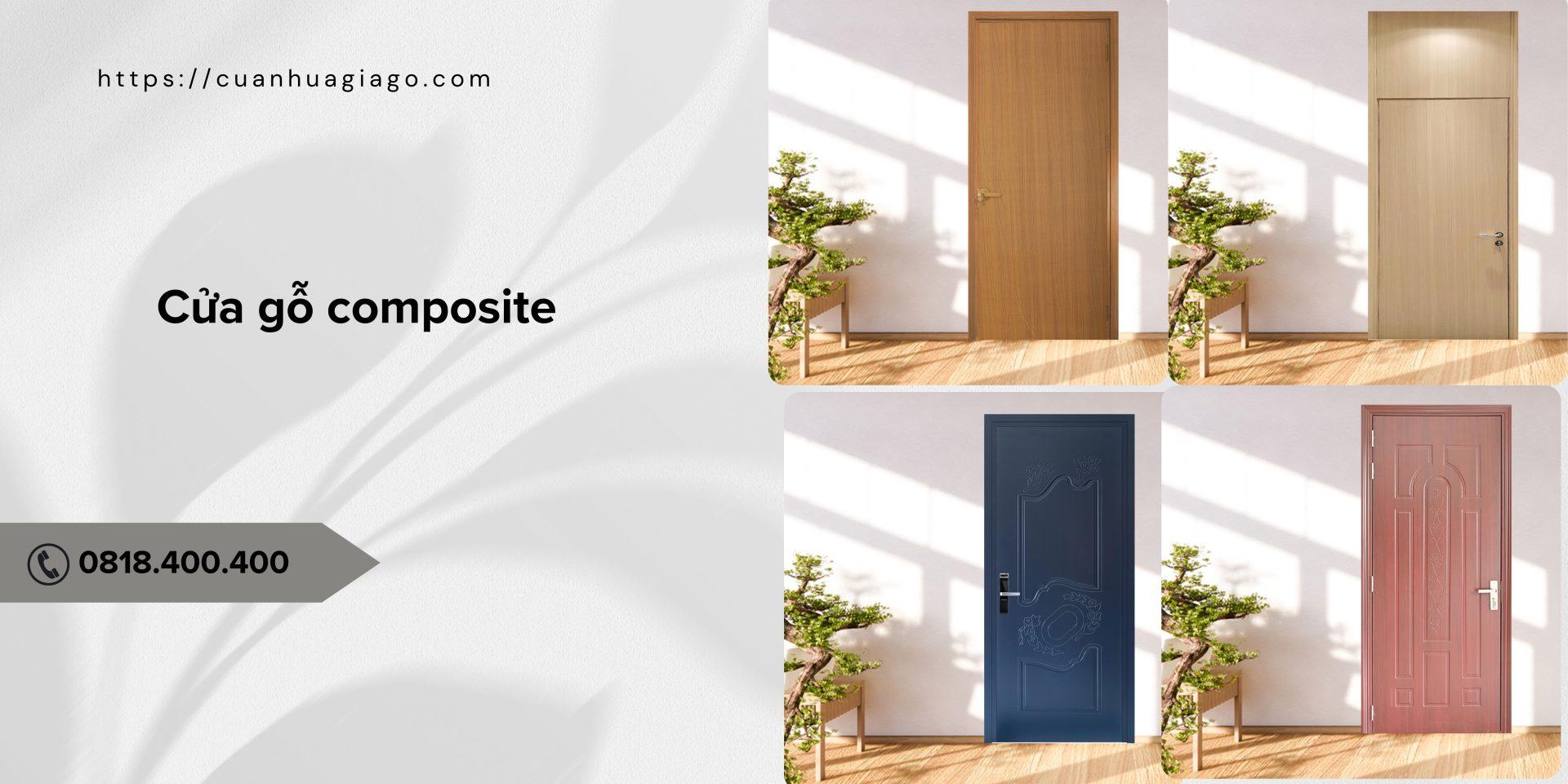 Cửa nhựa Composite có thiết kế đa dạng, đẹp mắt