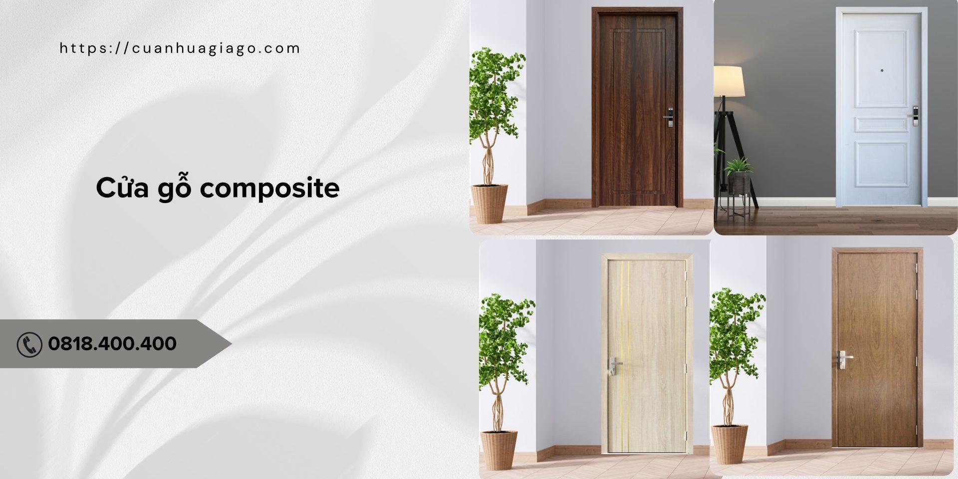 Cửa nhựa Composite được làm từ nhựa PVC, bột gỗ tự nhiên và các chất phụ gia