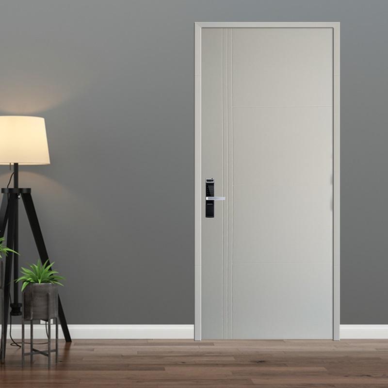 Cửa nhựa gỗ Composite phẳng trơn được thiết kế tối giản nhưng hiện đại