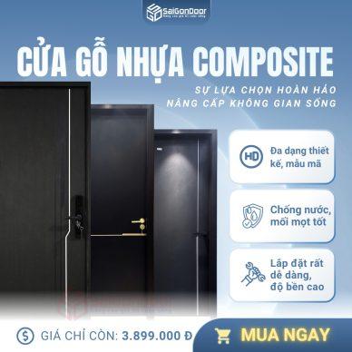 Cửa gỗ nhựa Composite - Lựa chọn hoàn hảo nâng cấp không gian sống q