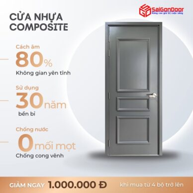 Cửa nhựa giả gỗ – Giải pháp thay thế cửa gỗ truyền thống được ưa chuộng
