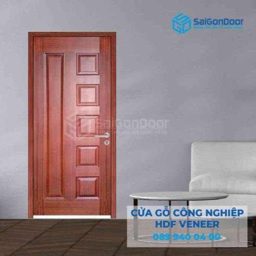 Cửa Gỗ HDF Veneer 6B cam xe 3