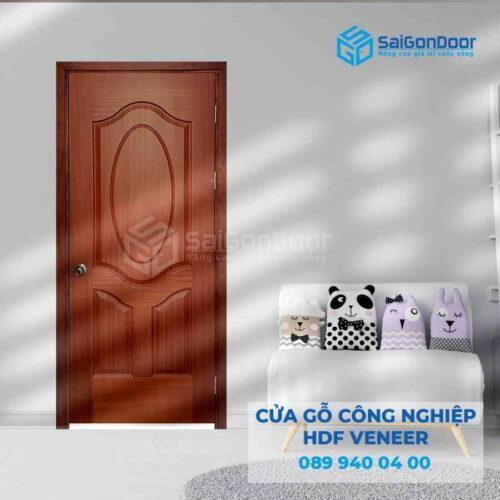Cửa Gỗ Công Nghiệp HDF Veneer 3A xoan dao