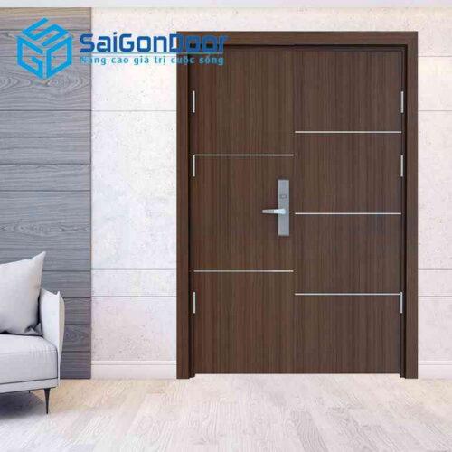 Cửa Gỗ Công Nghiệp MDF Laminate 2P1R51