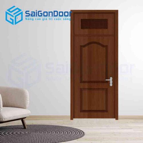 Cửa Gỗ Công Nghiệp SGD 2A walnut 2
