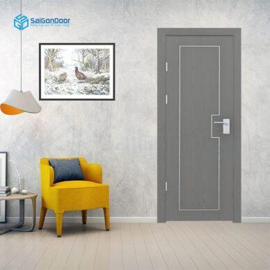 Cửa nhựa Composite đẹp và sang trọng dùng làm cửa phòng ngủ