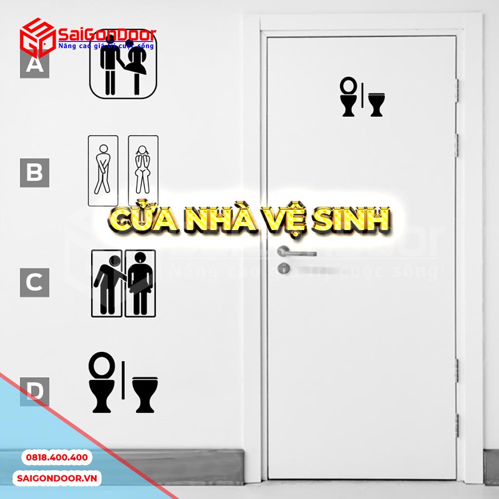 Nên lựa chọn cửa nhà vệ sinh nào cho phù hợp nhất