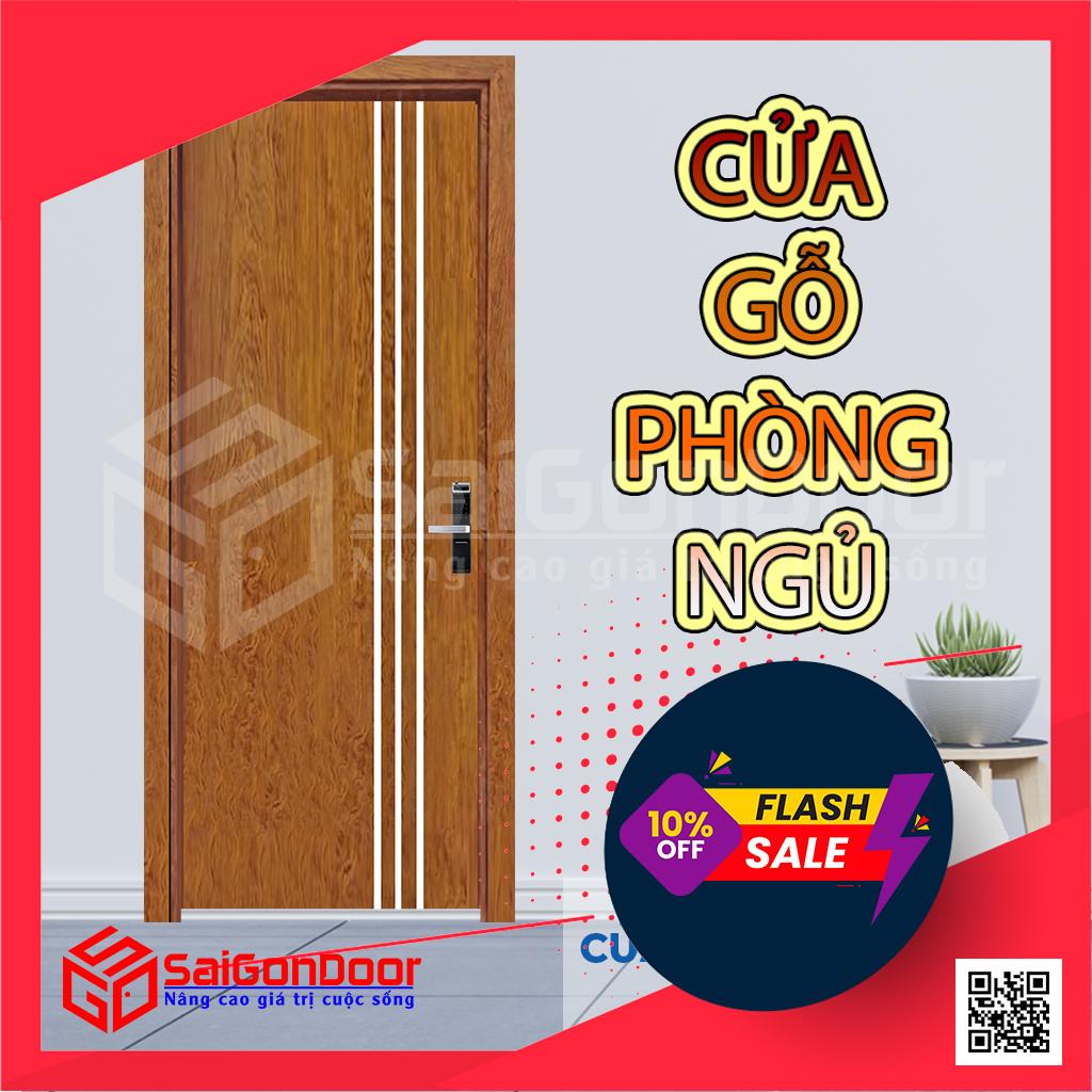 Cửa gỗ phòng ngủ gỗ công nghiệp