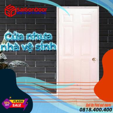 Các mẫu cửa nhựa nhà vệ sinh đều được sản xuất công nghiệp