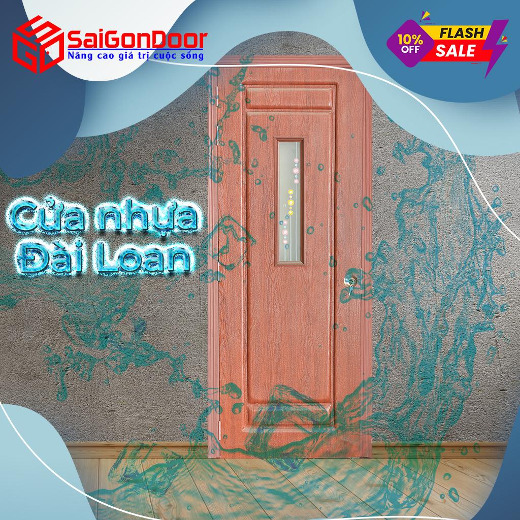 Mẫu cửa nhựa Đài Loan giá rẻ SaiGonDoor 2022
