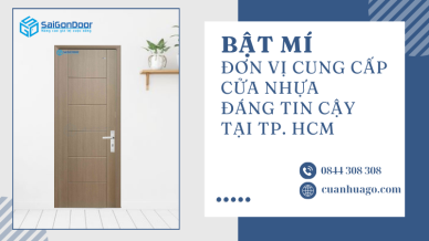 Bật mí đơn vị cung cấp cửa nhựa đáng tin cậy tại TP. HCM