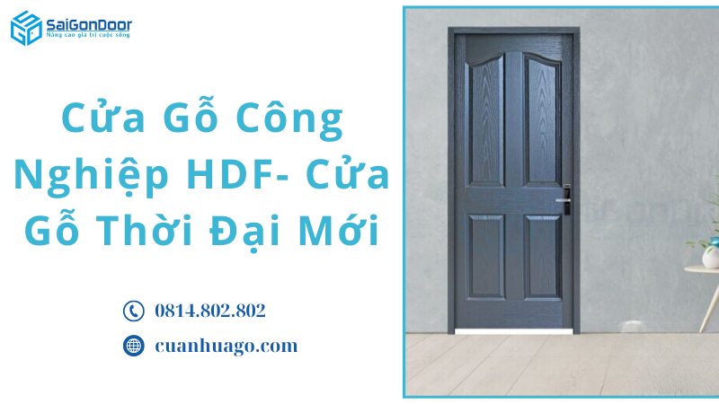 Cửa Gỗ Công Nghiệp HDF- Cửa Gỗ Thời Đại Mới