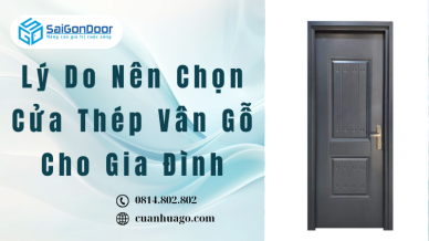 Lý Do Nên Chọn Cửa Thép Vân Gỗ Cho Gia Đình