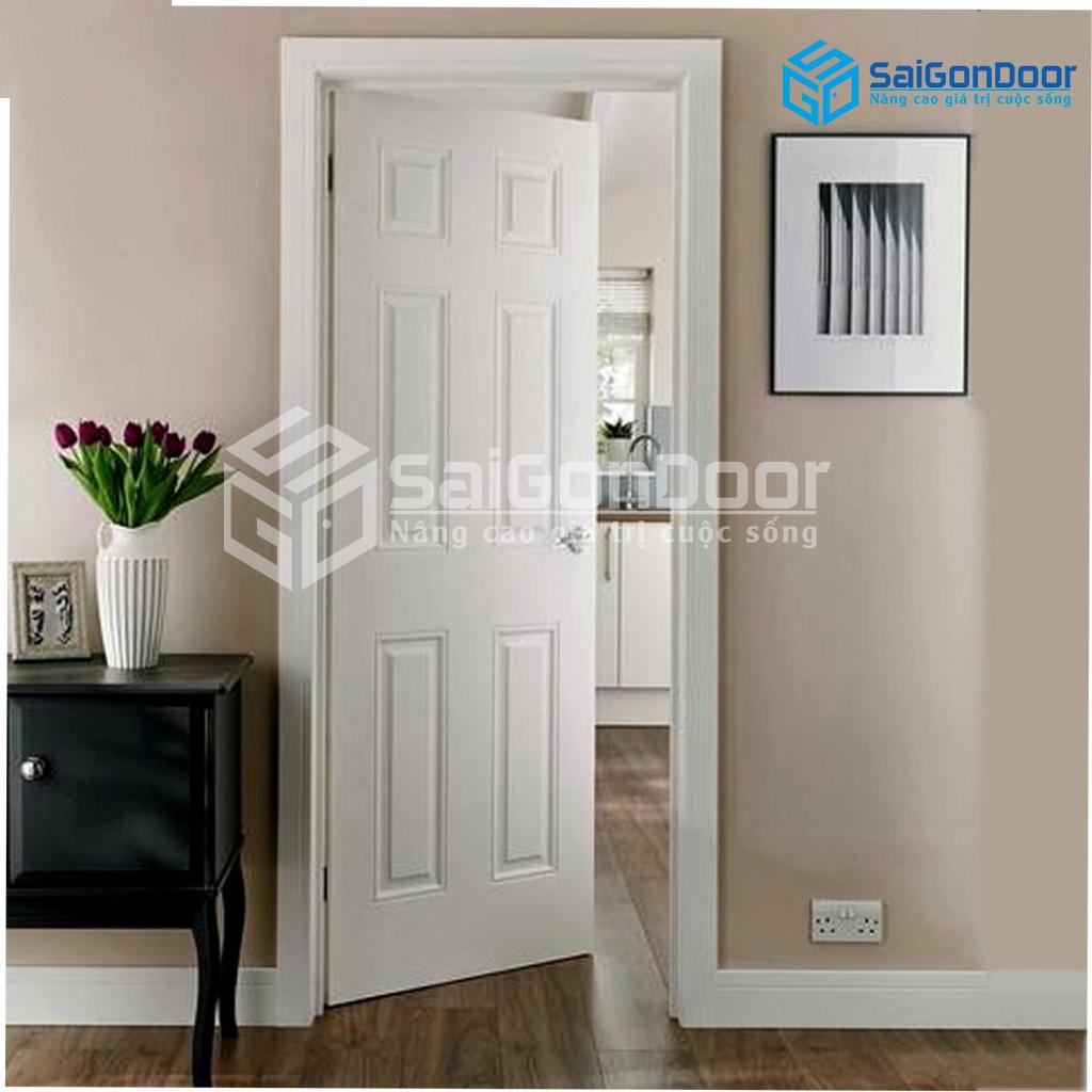Cửa nhựa ABS màu trắng sang trọng tại SaiGonDoor