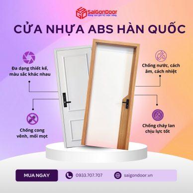 Cửa nhựa ABS Hàn Quốc sang trọng, bền bỉ 5