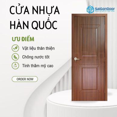 Ưu điểm vượt trội cửa nhựa phòng ngủ ABS Hàn Quốc 1