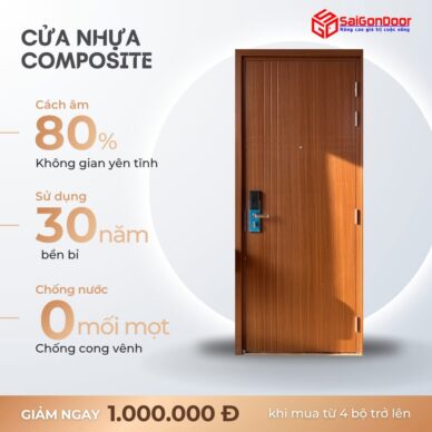 Giới thiệu chi tiết cửa nhựa Composite cao cấp Saigondoor 4