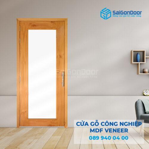 Cửa Gỗ MDF veneer o kinh-SGD