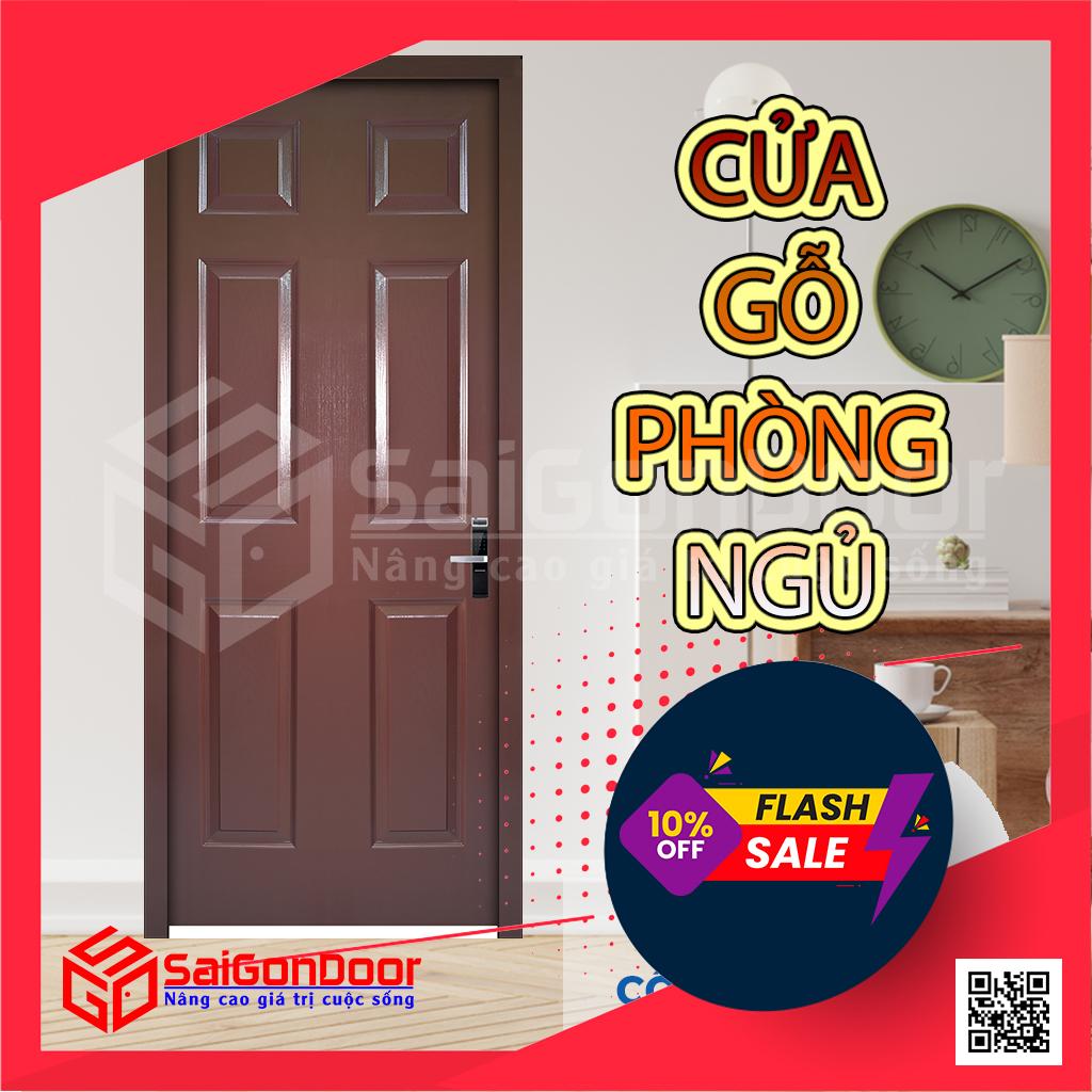 Những mẫu cửa gỗ phòng ngủ đẹp được nhiều gia đình lựa chọn