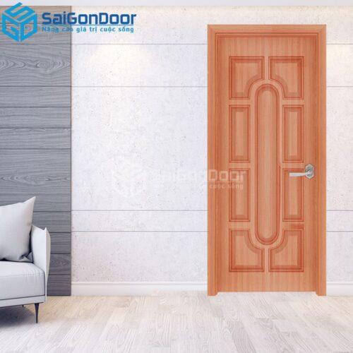 Cửa Gỗ Công Nghiệp SGD 019 sapele 2-HDFV-SGD_1