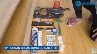 Hướng dẫn quy trình lắp đặt cửa gỗ công nghiệp chi tiết từ A – Z