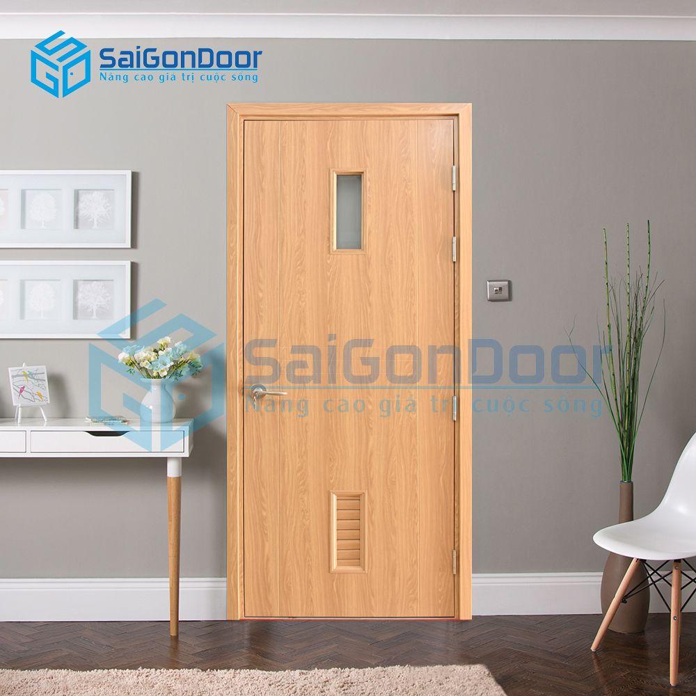 Cửa nhựa phòng ngủ cách âm SYB.656-B06