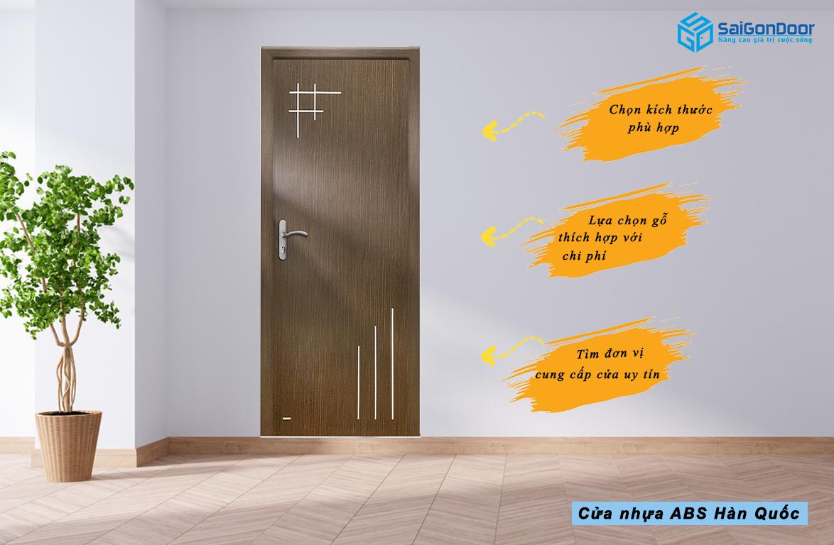 Cửa thông phòng bằng nhựa ABS