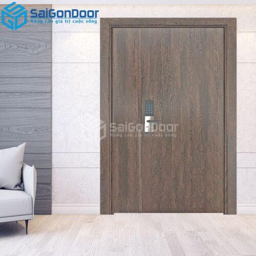 Cửa Gỗ HDF Melammine 2P1-MDFM-SGD
