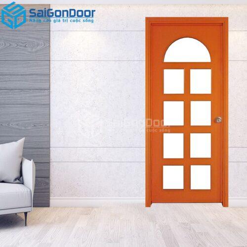 Cửa Gỗ MDF Veneer P1G9 cam-MDFV-SGD