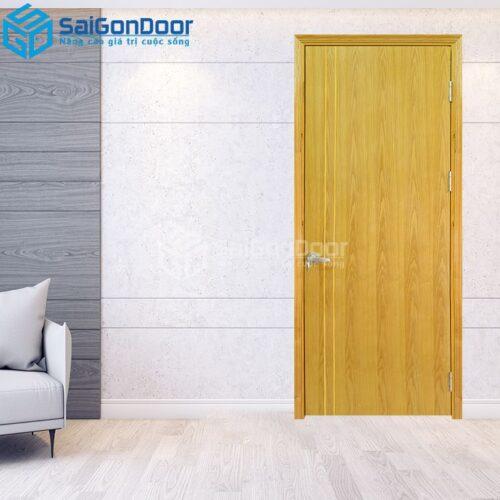 Cửa Gỗ MDF veneer P1R2 ASH 3-MDFV-SGD