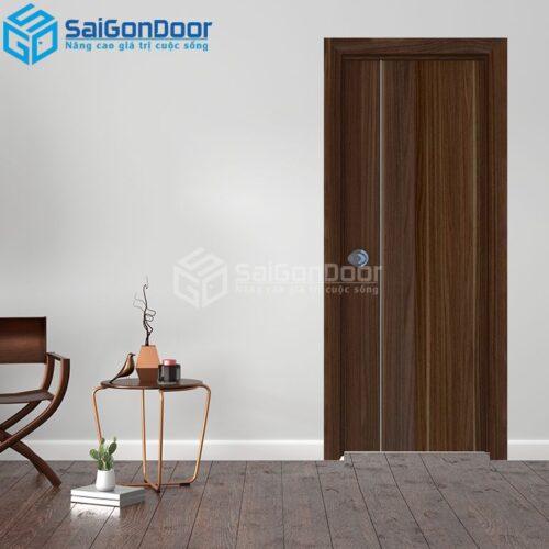 Cửa Gỗ Công Nghiệp MDF Laminate P1R111s-MDFL-SGD