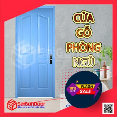 Cửa gỗ phòng ngủ mang phong cách hiện đại năng động