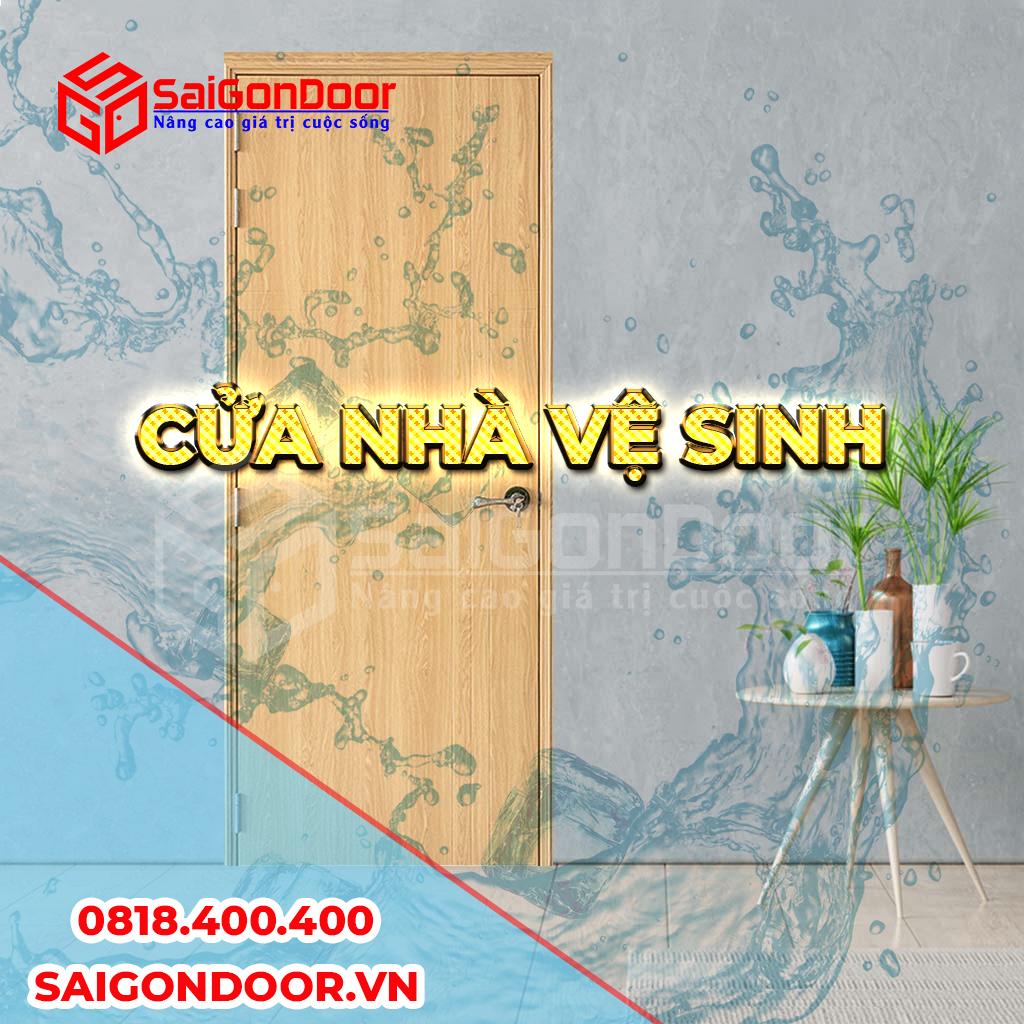 Cần chọn lựa kĩ lượng khi sử dụng cửa gỗ làm nhà vệ sinh