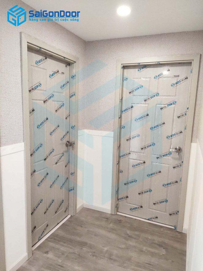CỬA NHỰA PHÒNG NGỦ CHẤT LIỆU ABS HÀN QUỐC MẪU HIỆN ĐẠI
