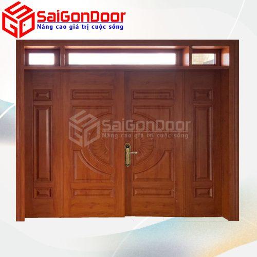 Cửa Thép Vân Gỗ SGD-KM.TVG-4C.41n.