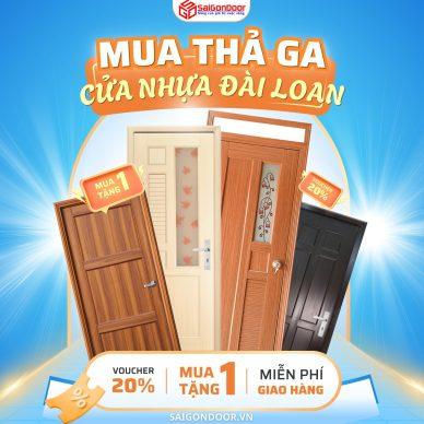 Cửa nhựa Đài Loan Giá rẻ, chất lượng, độ bền cao 4