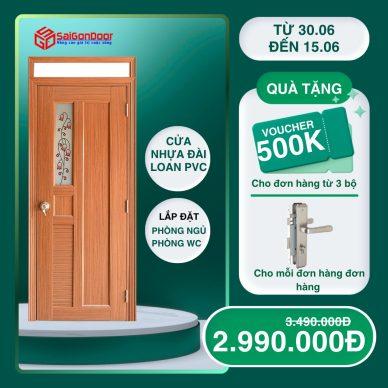 Cửa nhựa nhà vệ sinh chống thấm nước 100% 4