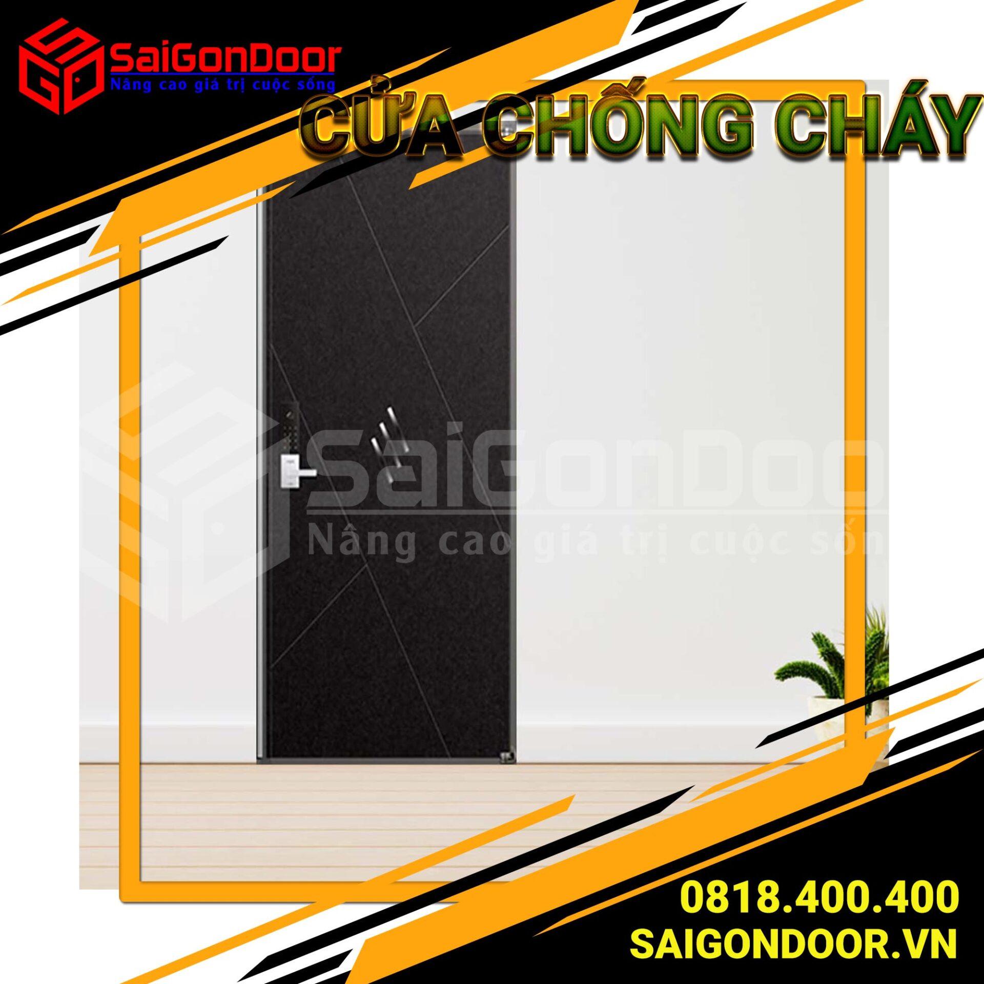 Mẫu cửa ngăn cháy cách âm Hot 2022 tại SaiGonDoor
