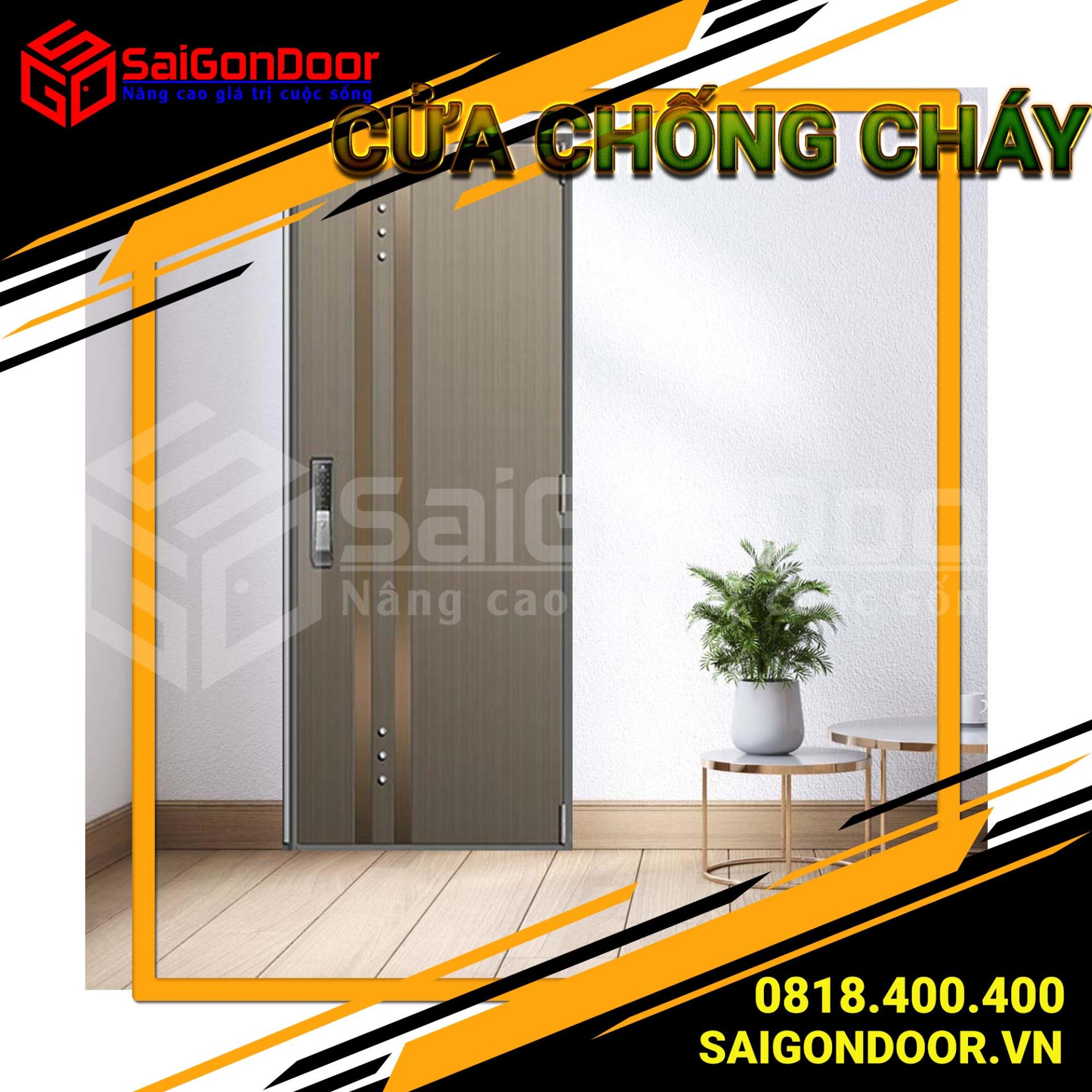 Mẫu cửa ngăn cháy cách âm Hot 2022 tại SaiGonDoor