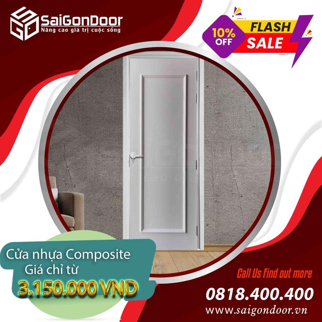 Một số mẫu cửa nhựa gỗ tại SaiGonDoor