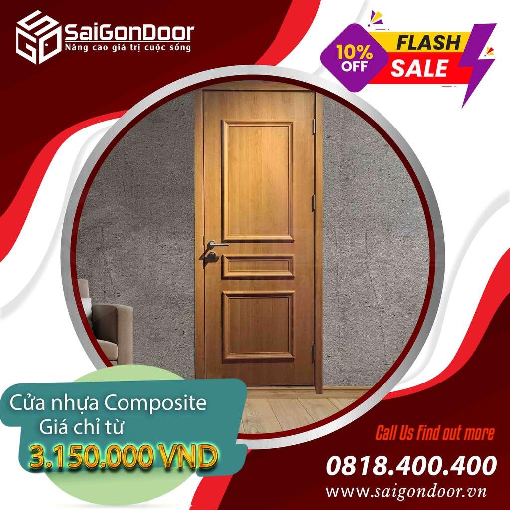 Một số mẫu cửa nhựa gỗ tại SaiGonDoor