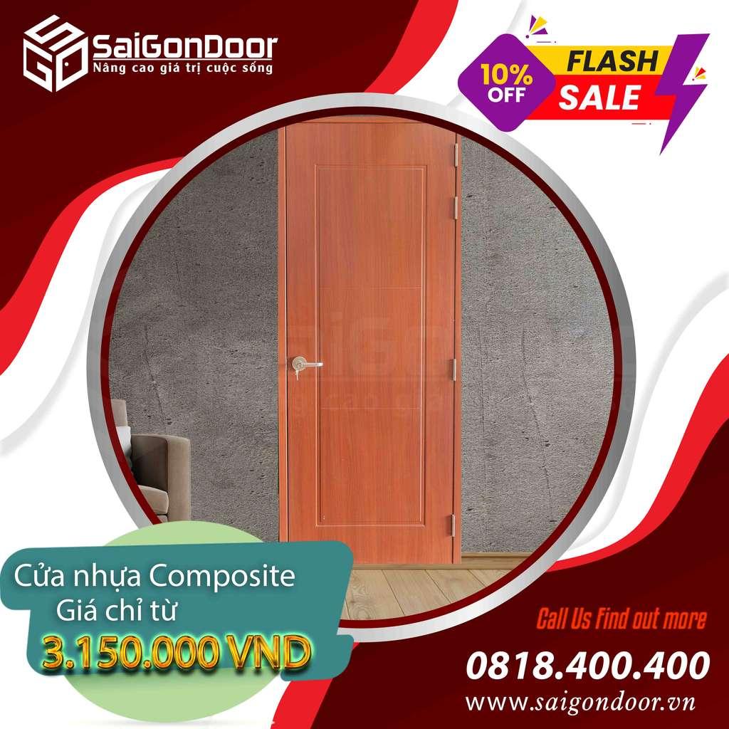 Một số mẫu cửa nhựa gỗ tại SaiGonDoor