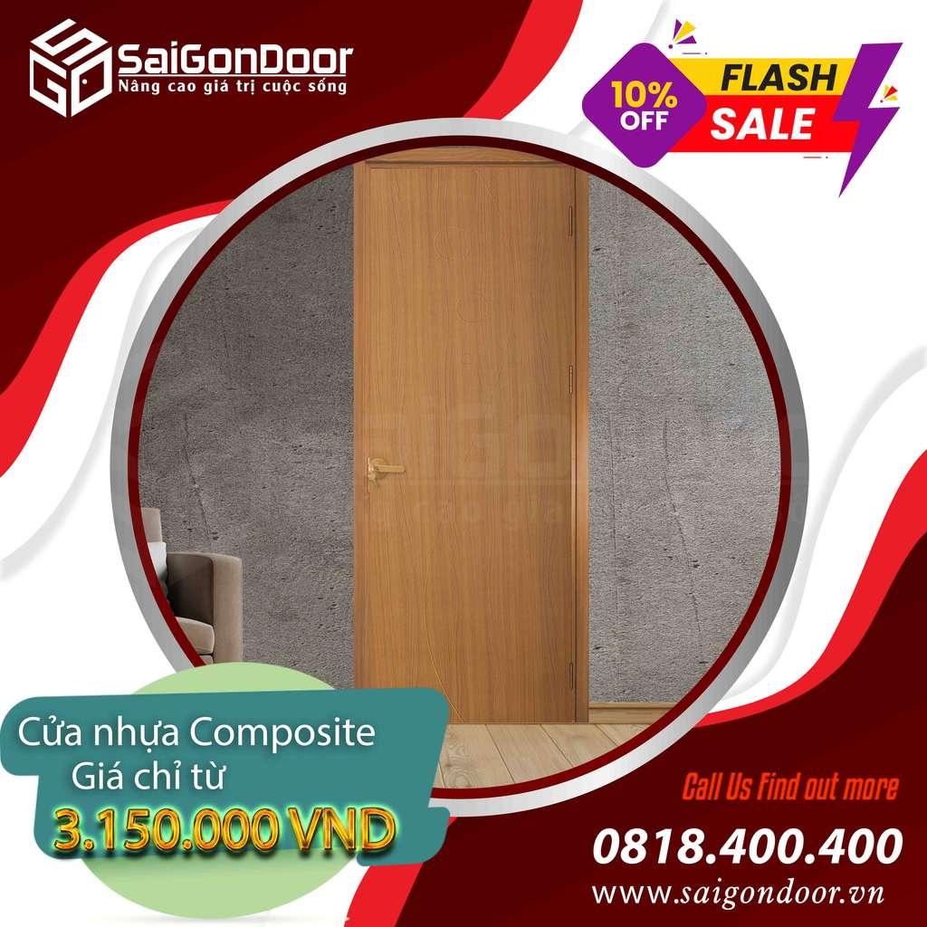 Một số mẫu cửa nhựa gỗ tại SaiGonDoor